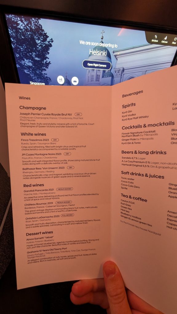 Finnair Business Class