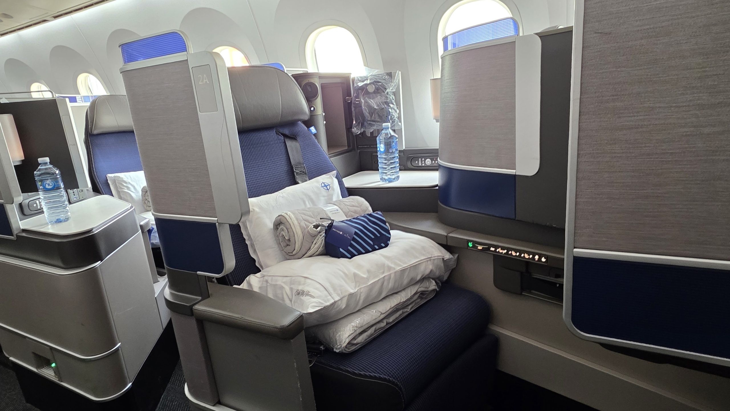 United Airlines seat pillow