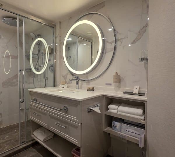 Oceania Allura Stateroom Bathroom