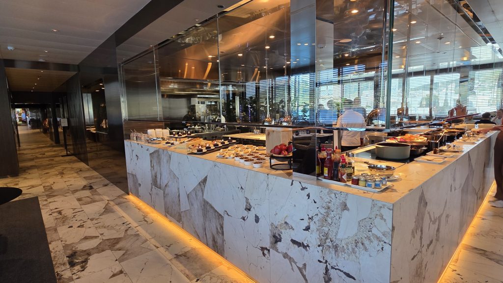 La Cucina (Main Restaurant) Buffet on the Emerald Kaia Superyacht