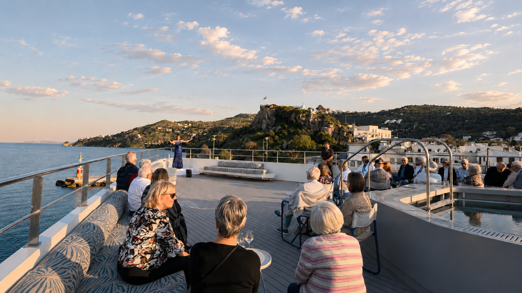 Live performance on the Observation Deck - Emerald Kaia