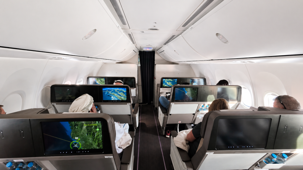 Oman Air Business Class B737 Cabin 12 seats
