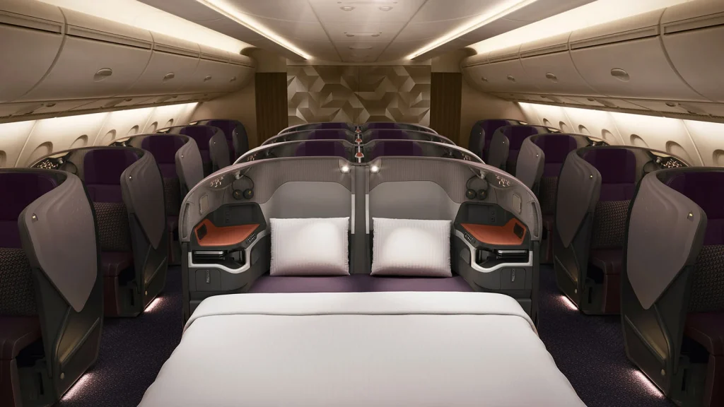 Singapore Airlines A380 Business Class