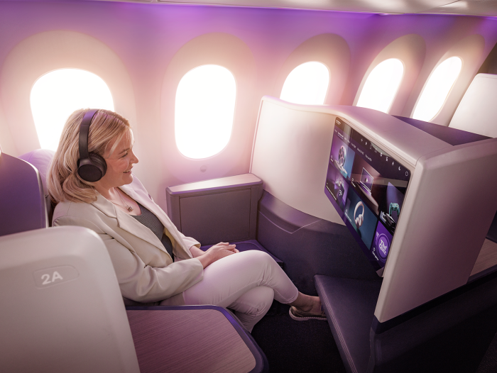 Air NZ Business Premier experience-787